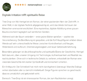 NetGalley Rezension Tree-Drop Der aschgraue Baum