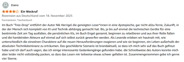 Amazon Rezension Tree-Drop Nov