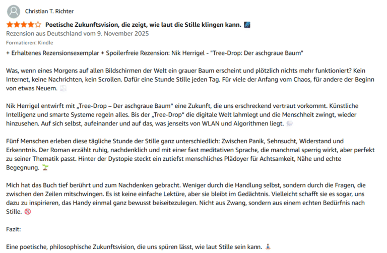 Amazon Rezension Tree-Drop Nov