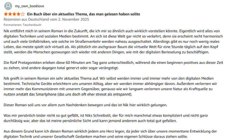 Amazon Rezension Tree-Drop Nov